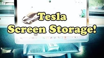 Hidden Central Control Screen Lower Storage Box Tissue Storage for Tesla Model 3/Y!