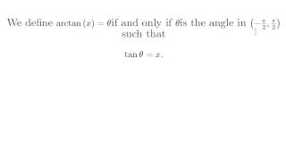 Detailed A short introduction to the arctan function Profile