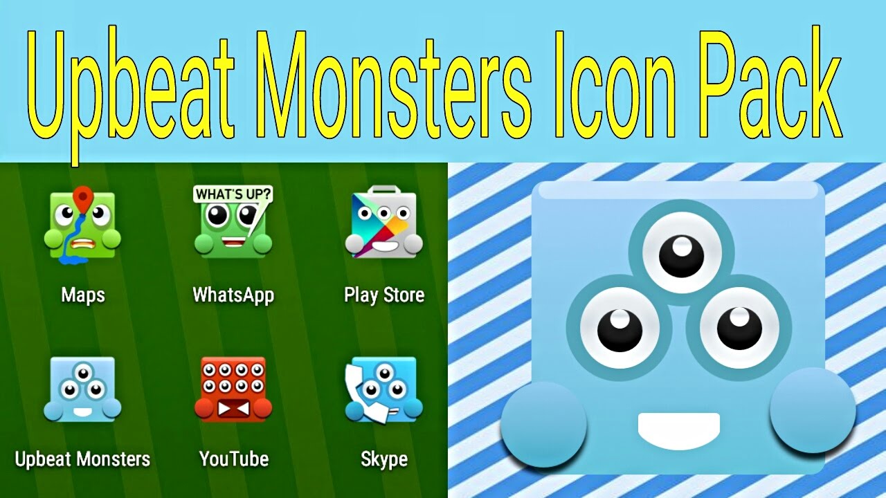Icon Pack Recomendado Upbeat Monsters Icon Pack - YouTube