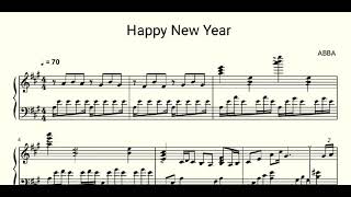 Happy New Year - ABBA | SHEET MUSIC TV screenshot 4
