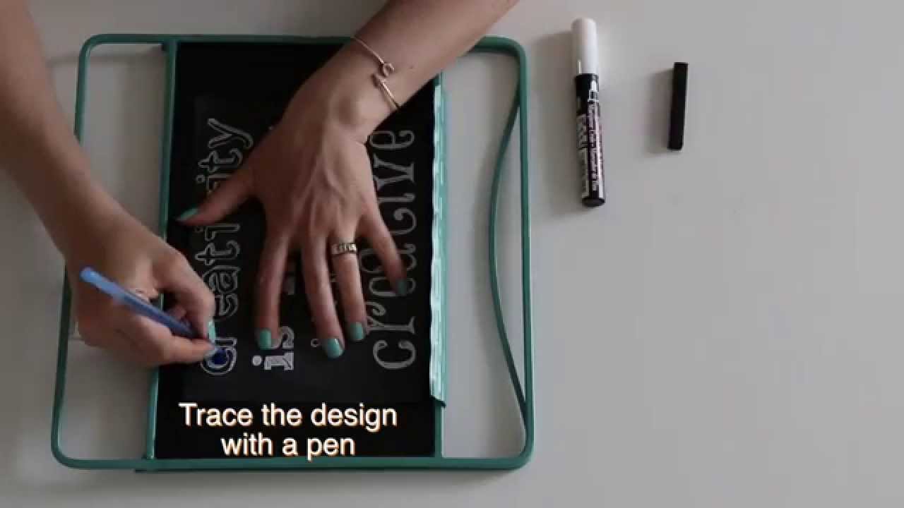 diy chalkboard design the secret to making it easy youtube