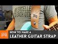 Making a Leather Guitar Strap // Leatherworking | I Like To Make Stuff