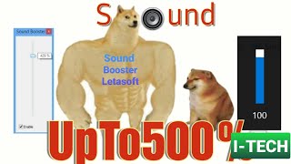 برنامج Letasoft Sound Booster 🔊 الخاص بتضخيم صوت الويندوز الى 500% screenshot 5