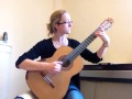 Amy perry classical guitar  dyens tango en skai