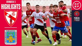Resumen Sevilla Atlético 0-1 Sd Tarazona Jornada 5 Temporada 202526