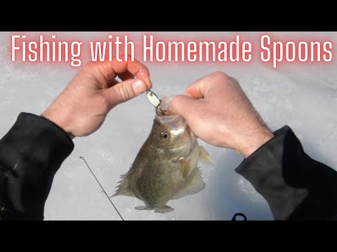 Non-stop Action Fishing with Homemade Spoons: (Spoon Build and Catch Part  2) 