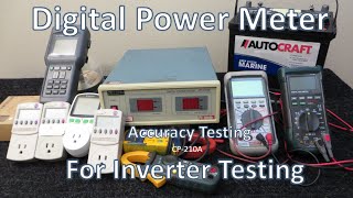 Testing an Old Digital Bench AC Power Meter model CP 210A
