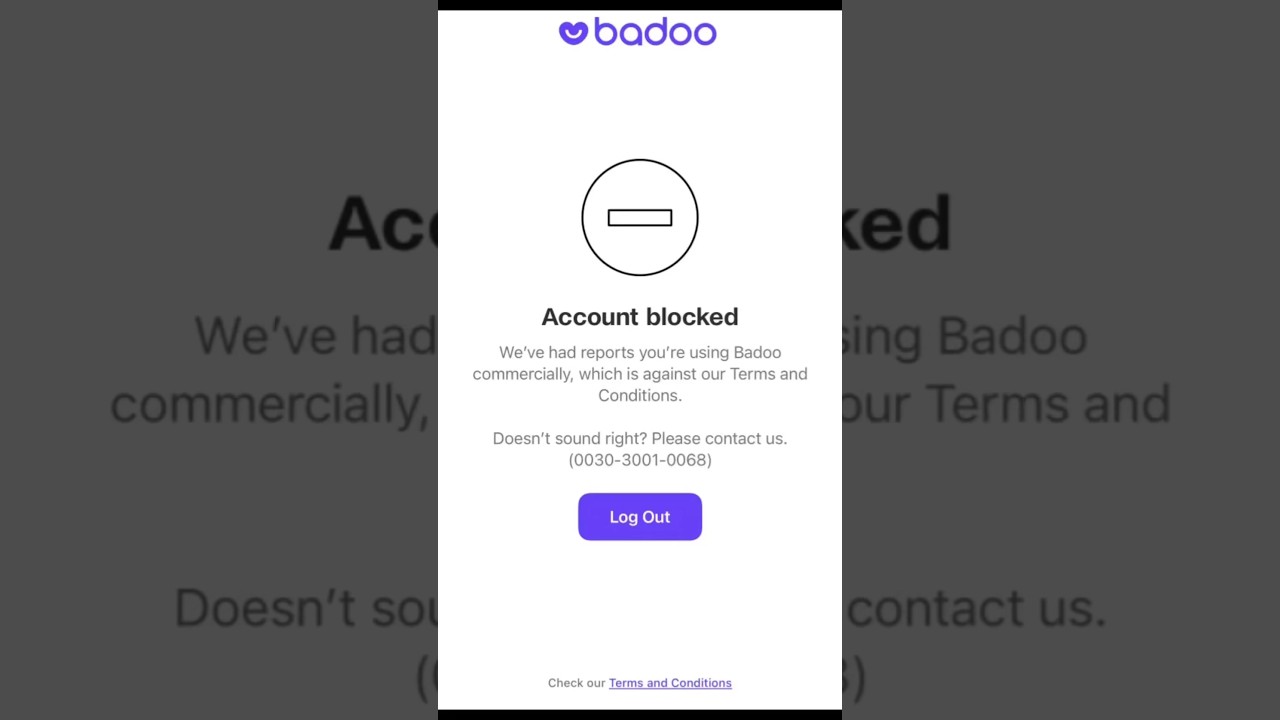 How to fix a Badoo Account Blocked?  