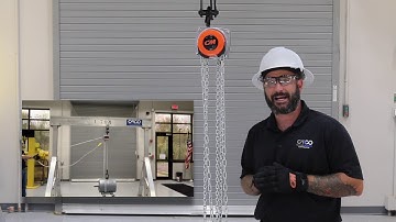 The CM Hurricane 360 Hand Chain Hoist