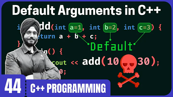 Default Arguments of Functions in C++