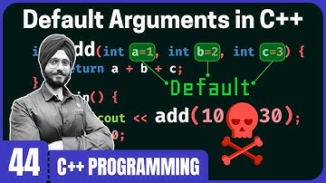 Default Arguments of Functions in C++