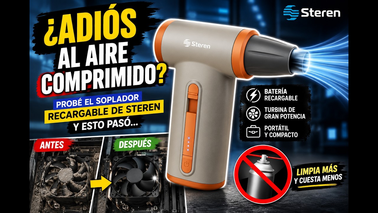 Miniatura de la reseña Steren BLO-300 ¿Puede un soplador eléctrico reemplazar al aire comprimido?