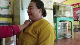 kerokan dada sampai meringis. dada langsung plong