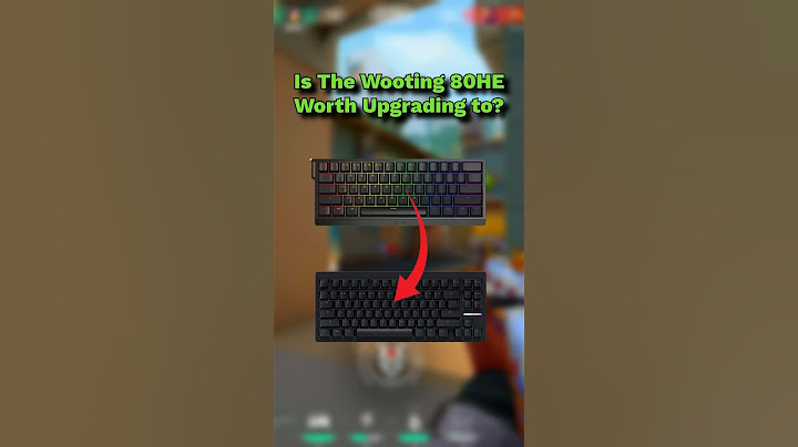 Should You Buy The Wooting 80HE? #Wooting #80he #60he #keyboard #rapidtrigger #valorant