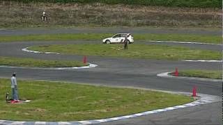2009/8/23 大利 孝之 ABCエボ・ミラージュCMSC 第2ヒート JAF東北ジムカーナ選手権第6戦 SA1クラス