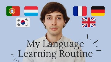 My Minimalist Daily Language Learning Routine. Fluent in 5 Languages 🇵🇹 🇱🇺 🇩🇪 🇫🇷 🇬🇧 (🇰🇷)