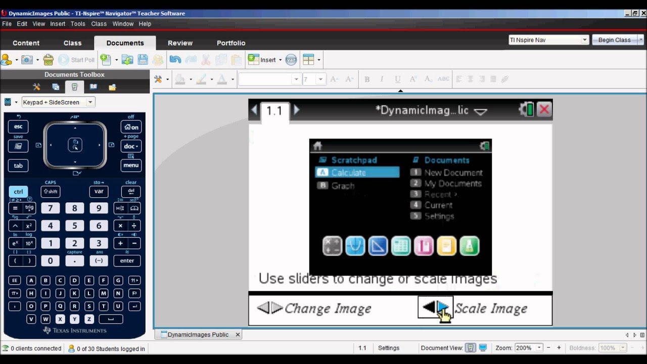 Scaling and changing images using Lua in TI nspire YouTube