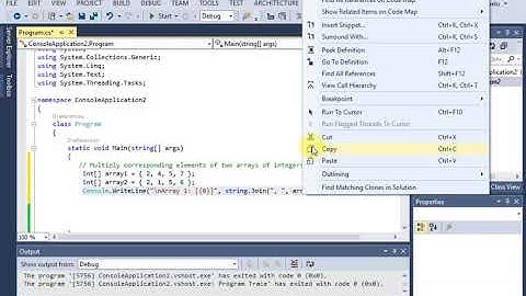 Multiply corresponding elements of two arrays  C#