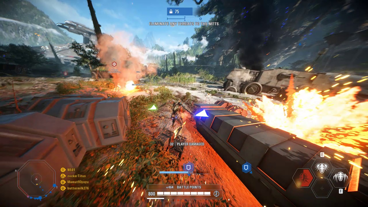 Star Wars Battlefront 2: Galactic assault - Kashyyyk - Gameplay #1 - 51 ...