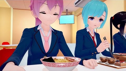 The Minimum Project - Pink and Teal Students Scene