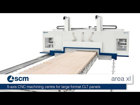 SCM AREA XL - 5-axis CNC machining centre for large format CLT panels