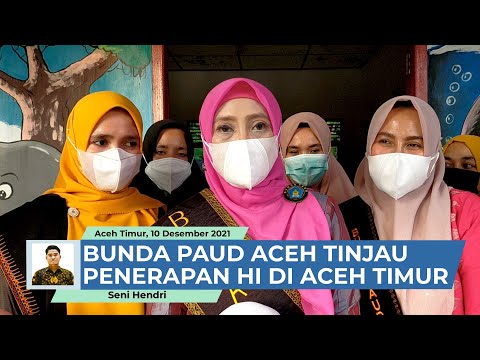 Bunda PAUD Aceh Tinjau Penerapan Holistik Integratif di TK Negeri Peudawa