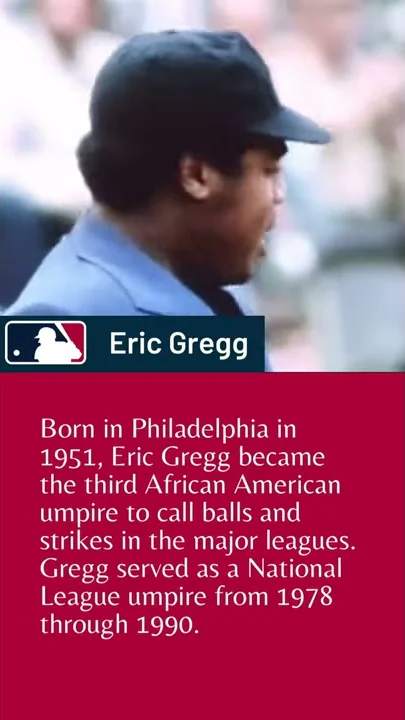 NL Umpire Eric Gregg #shorts