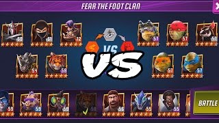 TMNT LEGENDS: Foot Clan VS TMNT The Movie Team