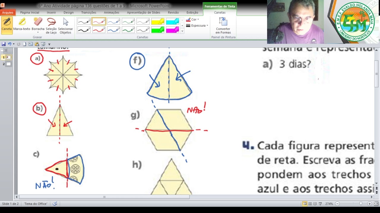 Atividade de Matemática sobre Frações - 6º Ano - 7º Ano - Com gabarito