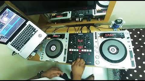 HOW TO PLAY WITH MUSIC (CDJ 800 & Numark Scratch)  (In Da Club - 50 Cent  Promo Mix )