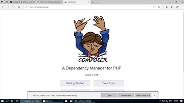 Symfony installeren op Windows 10, install Symfony on Windows 10