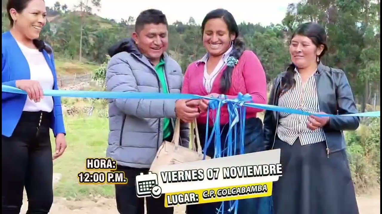Colcabamba avanza con obras que transforman vidas!