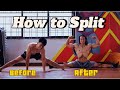 How to learn full splitfull stretching rountine to unlock split atmvloganytimemasti
