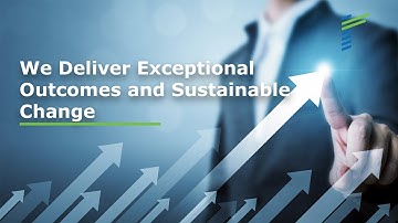 We Delivers Exceptional Outcomes and Sustainable Change