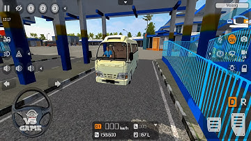 Isuzu NK71 Elf Microbus City Driving - Bus Simulator Indonesia Gameplay