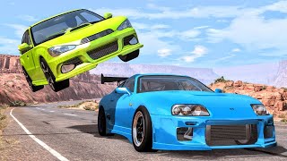 Cars vs 100 Speed Bumps #1 – BeamNG Drive | CrashBoomPunk  beamng drive