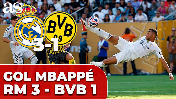 ¡GOLAZO DE VOLEA de MBAPPÉ! | REAL MADRID 3 - 1 B. DORTMUND | NARRACIÓN CARRUSEL