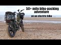 Voll Ausgestatteter Winter Offroad E Bike Trip Fiido T1 Pro Utility Elektrofahrrad Stealth Camp