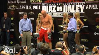 Strikeforce Diaz Vs. Daley Weigh-In Video