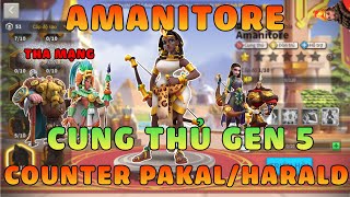 AMANITORE - SỨC MẠNH của Cung thủ thế hệ 5 - Counter HARALD cực mạnh - Hướng dẫn Rise of Kingdoms screenshot 3
