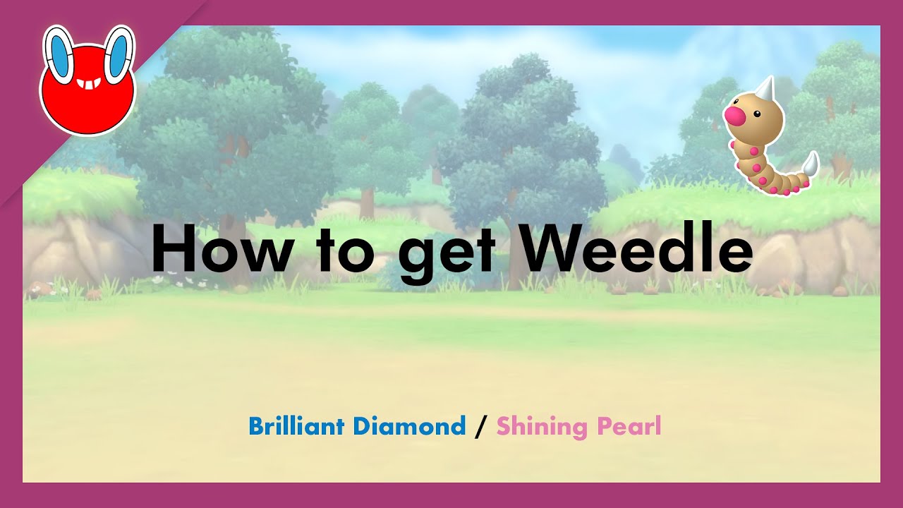 How to get Weedle in Pokémon Brilliant Diamond & Shining Pearl [013
