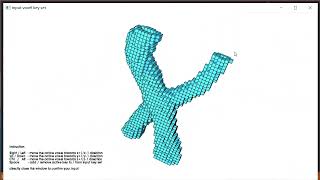 skeleton abstraction of point cloud by voxel thinning