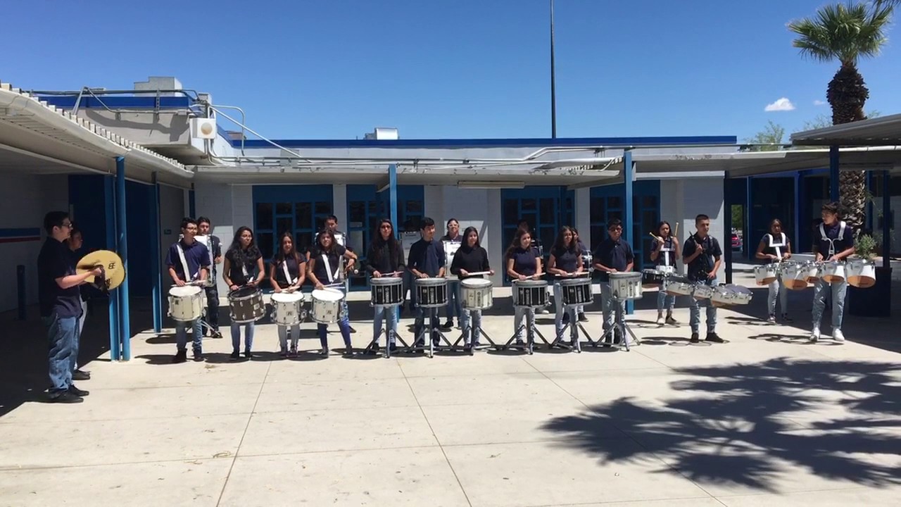 Gibson middle school drum line YouTube