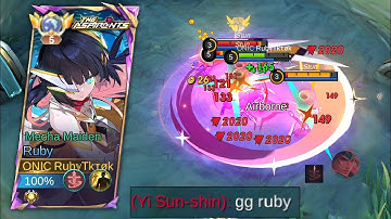 Build Ruby Full CoolDown, Full Spell Vamp, Full Damage, Musuh Sampe Nyerah