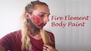 Fire Element Body Paint