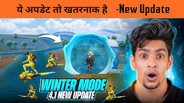 BGMI 4.1 New Update is Here 🔥New Rocket Launcher feature and Winetr Mode with New Vehichle