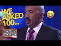 WE ASKED 100 ... | MOST VIEWED & FUNNIEST ANSWERS ON Family Feud USA With Steve Harvey