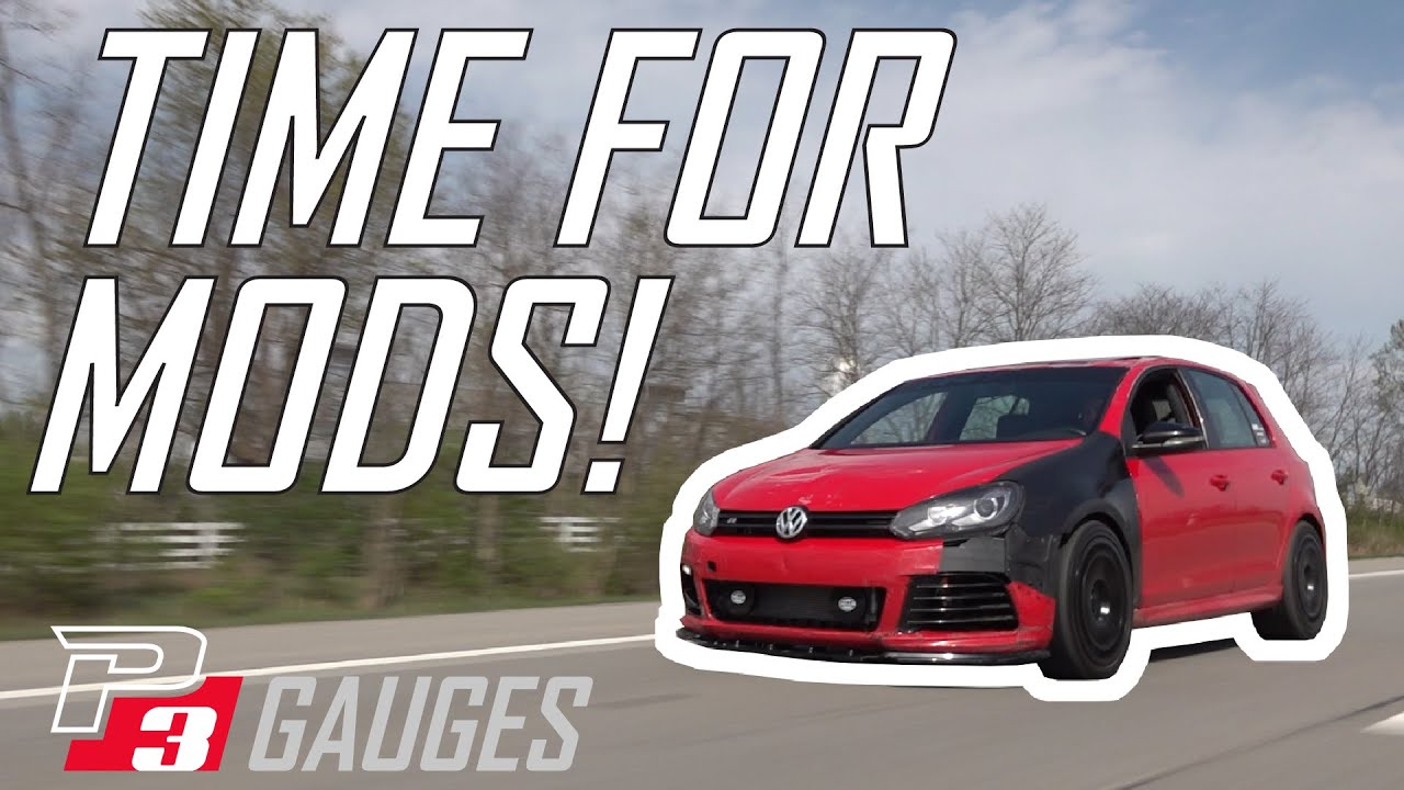We Mod Our Cheap Golf R! P3 Gauges YouTube