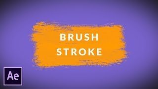 Анимация Brush Stroke в Adobe After Effects.