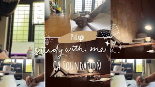 CA foundation Study Vlog🫧🙌🏻..CA foundation 2026. Study vlog 2026